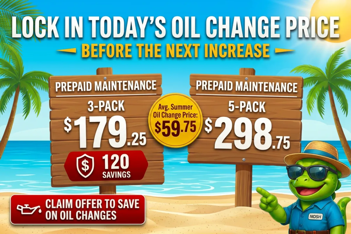 Prepaid oil maintenance